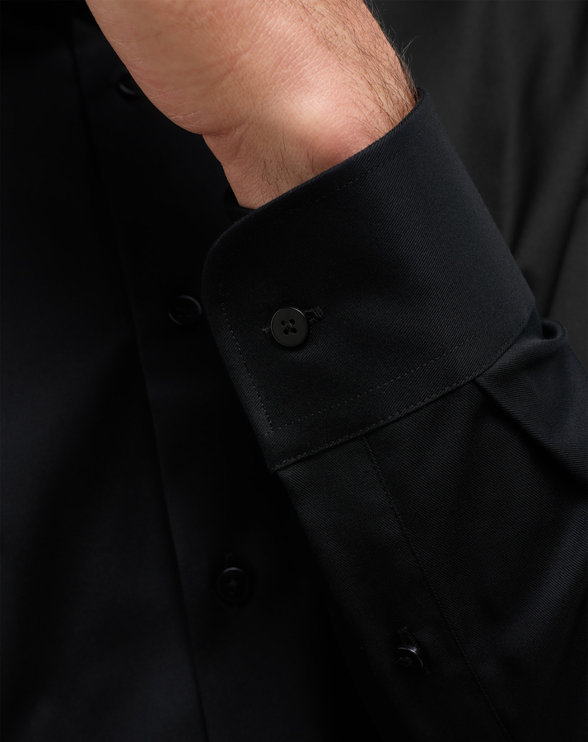 Black Plain Shirt