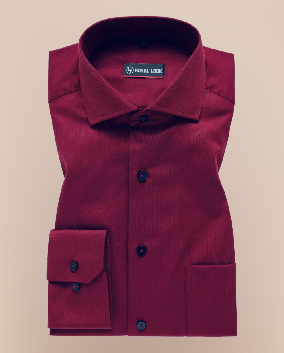 Maroon Plain Shirt