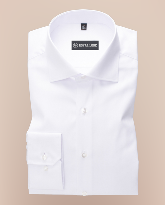 Pure White Plain Shirt