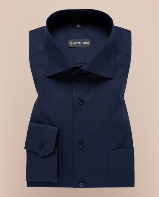 Royal Blue Plain Shirt