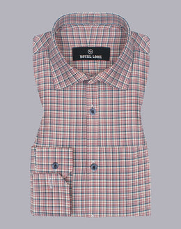 Red Boxes Check Shirt