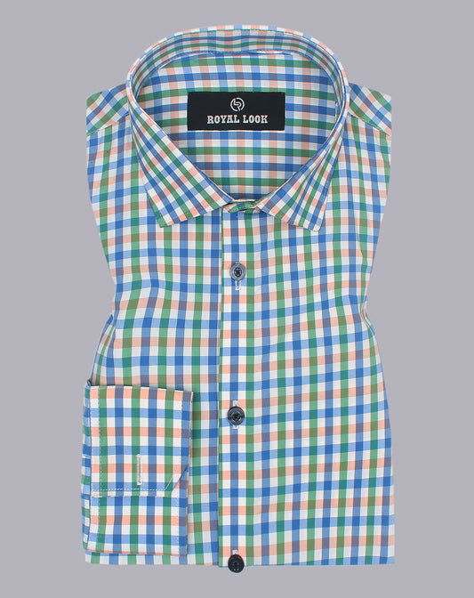 Multi Boxes Check Shirt