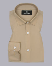 Light Cammel Plain Shirt