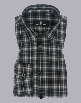 Black & Brown Check Shirt