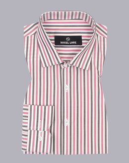 Grey & Pink Lining Shirt
