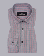 Multi Grey Check Boxes Shirt