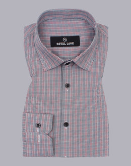 Multi Grey Check Boxes Shirt