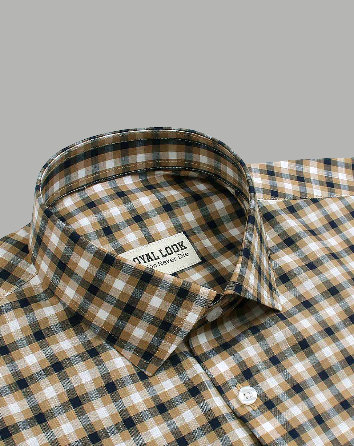 Brown check Shirt