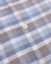 Blue & Brown Check Shirt
