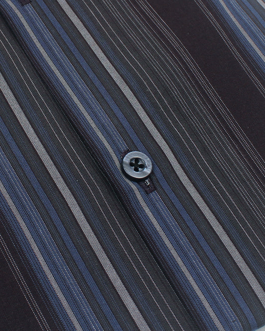 Blue & Brown Shaded Lining Shirt