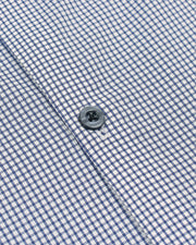 Blue Small Boxes Check Shirt