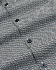 Slim Boxes Check Black & White Shirt
