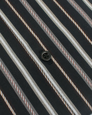 Black & Brown Textured Lining Shirt