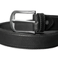 black textured Leather belt