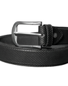 black textured Leather belt