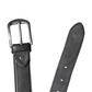 black textured Leather belt