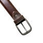 dark brown plain Leather belt