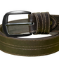 dark stitch style leather belt