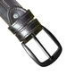 dark stitch style leather belt