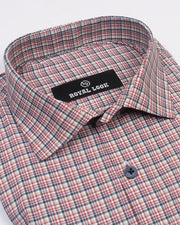 Red Boxes Check Shirt