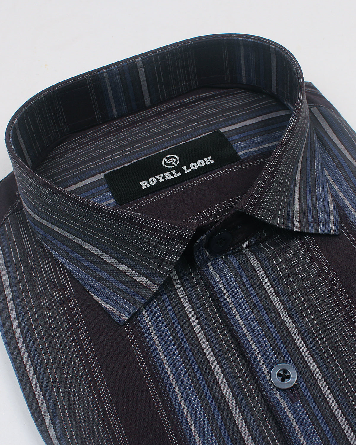Blue & Brown Shaded Lining Shirt