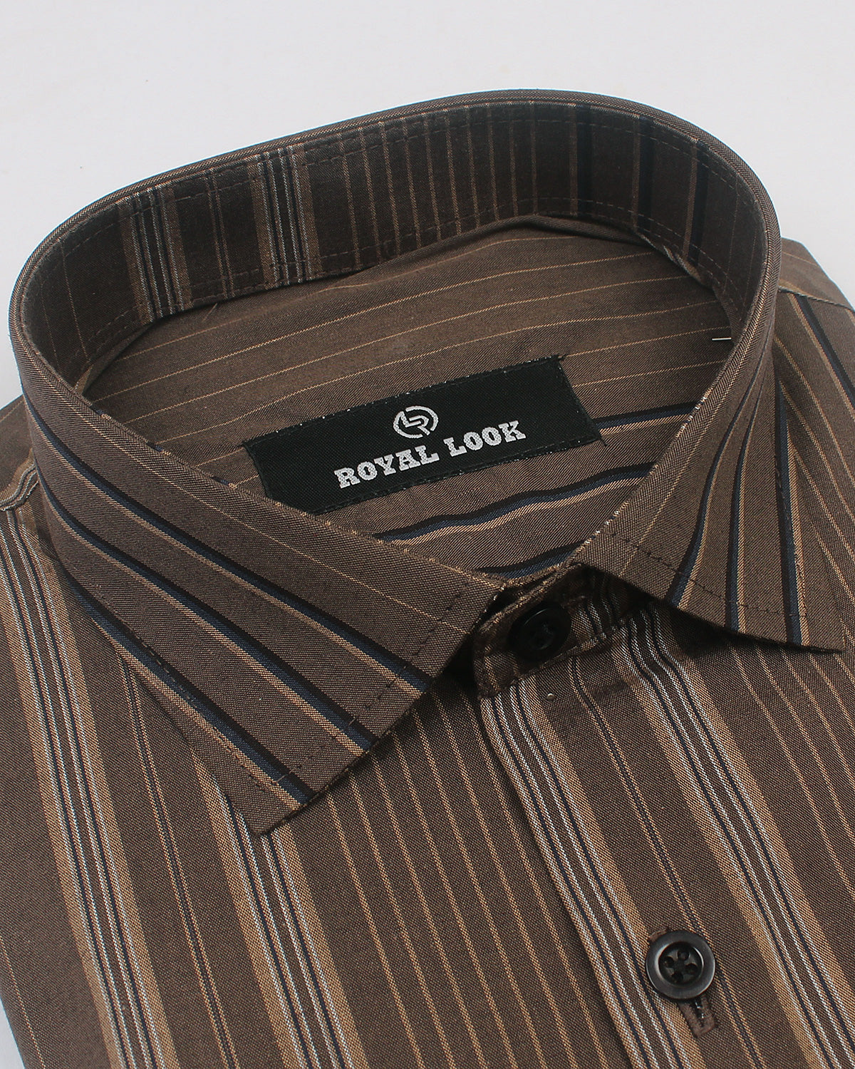 Dark & Light Brown Shaded Lining Shirt