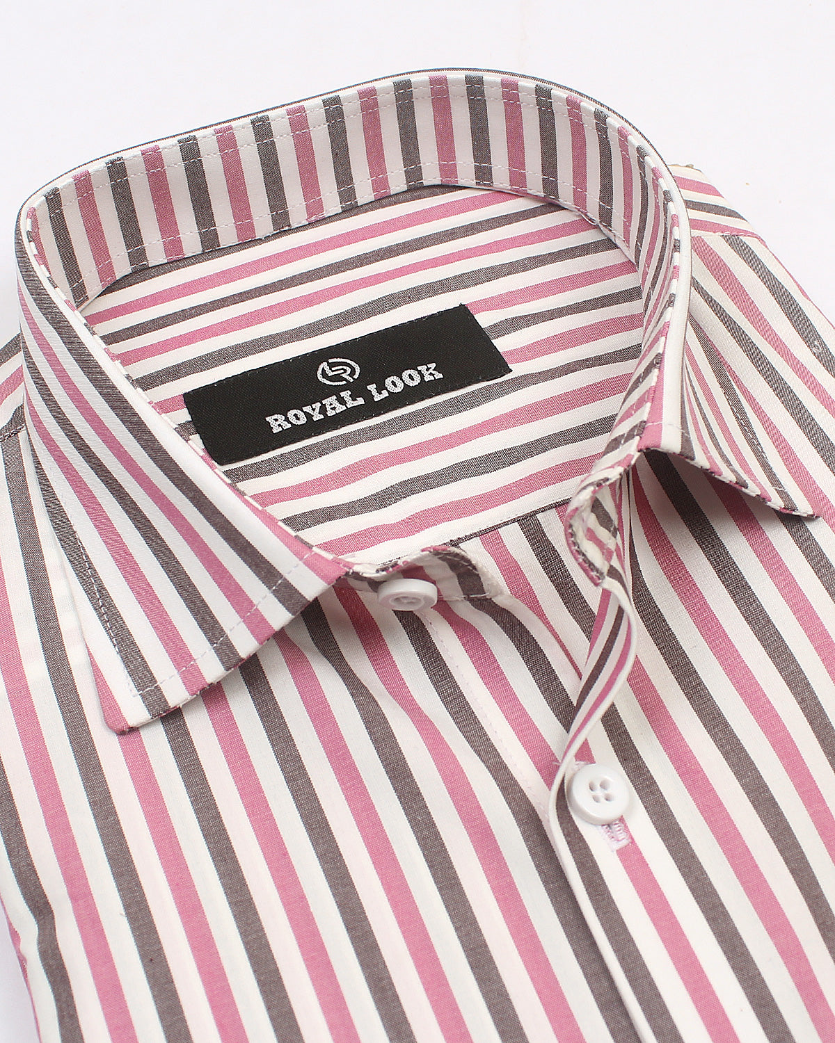 Grey & Pink Lining Shirt
