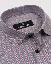 Multi Grey Check Boxes Shirt
