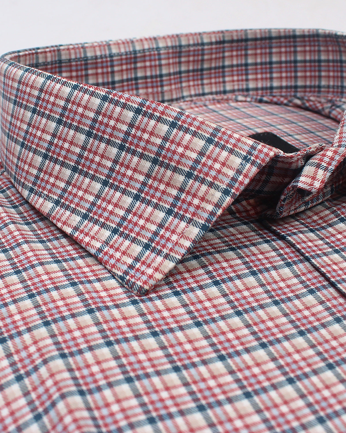 Red Boxes Check Shirt