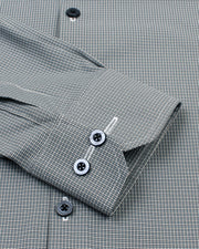 Slim Boxes Check Black & White Shirt
