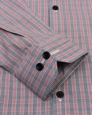 Multi Grey Check Boxes Shirt