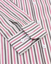 Grey & Pink Lining Shirt