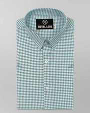 Green Boxes Check Shirt
