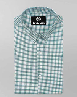 Green Boxes Check Shirt