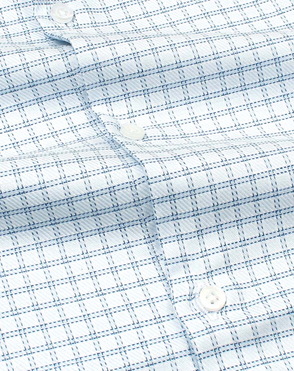 Blue Boxes Check Shirt