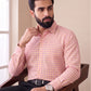 Yellow & Pink Check Dress Shirt