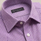 Purple Check Dress Shirt