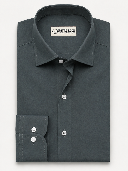 Dark Grey Plain Shirt
