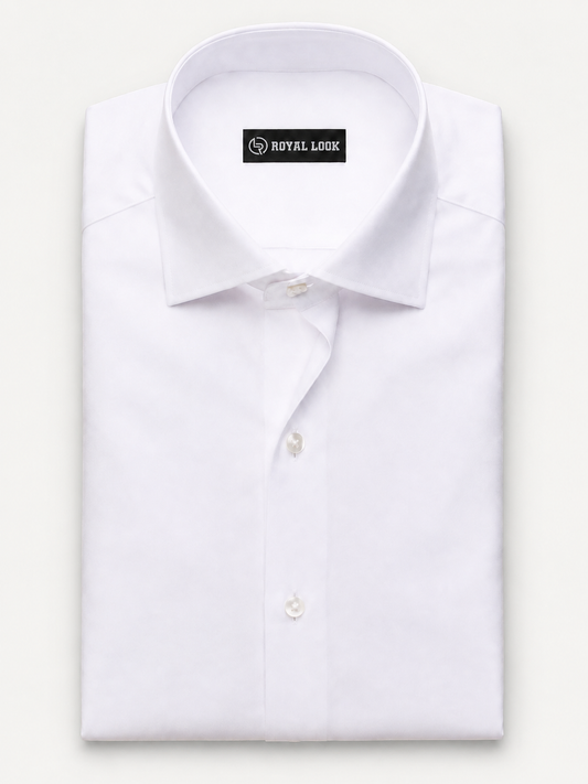 Pure White Plain Shirt