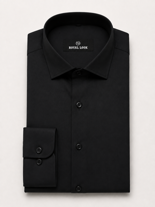 Black Plain Shirt