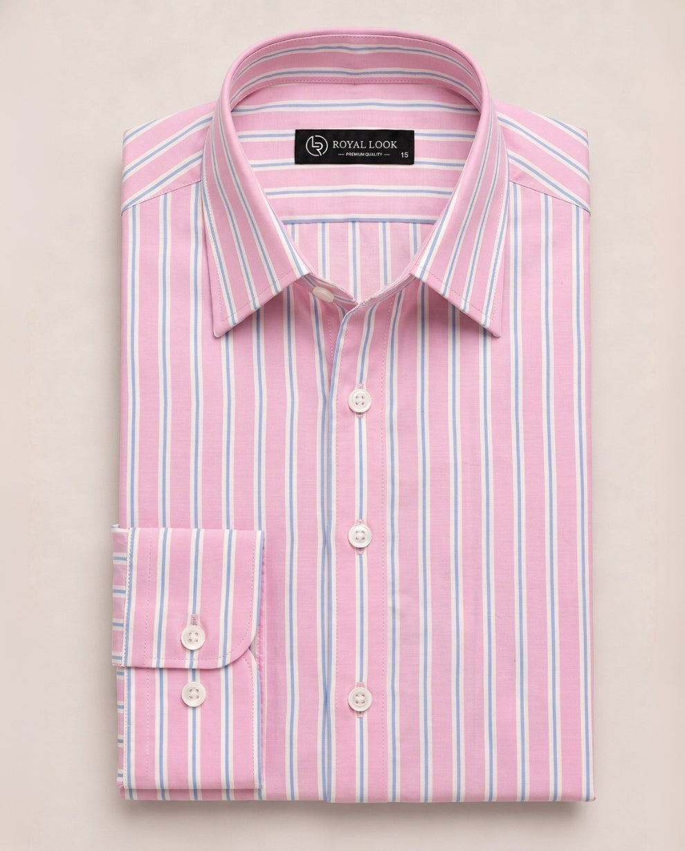 Pink Lining Dress Shirt
