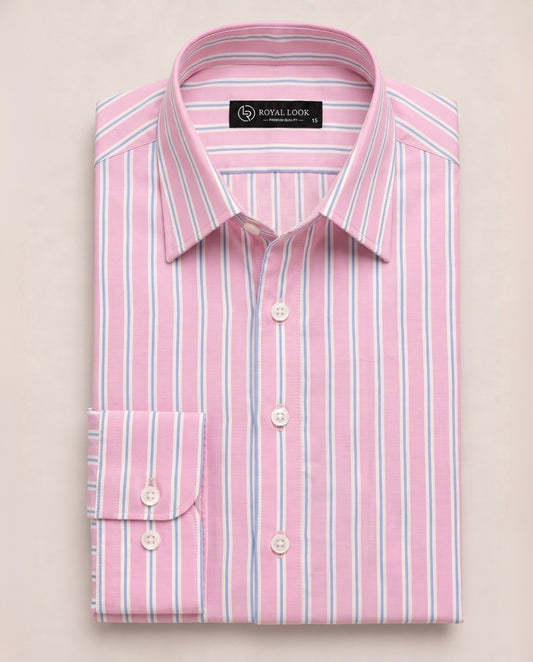 Pink Lining Dress Shirt