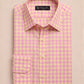 Yellow & Pink Check Dress Shirt