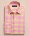 Yellow & Pink Check Dress Shirt