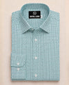Green Boxes Check Shirt