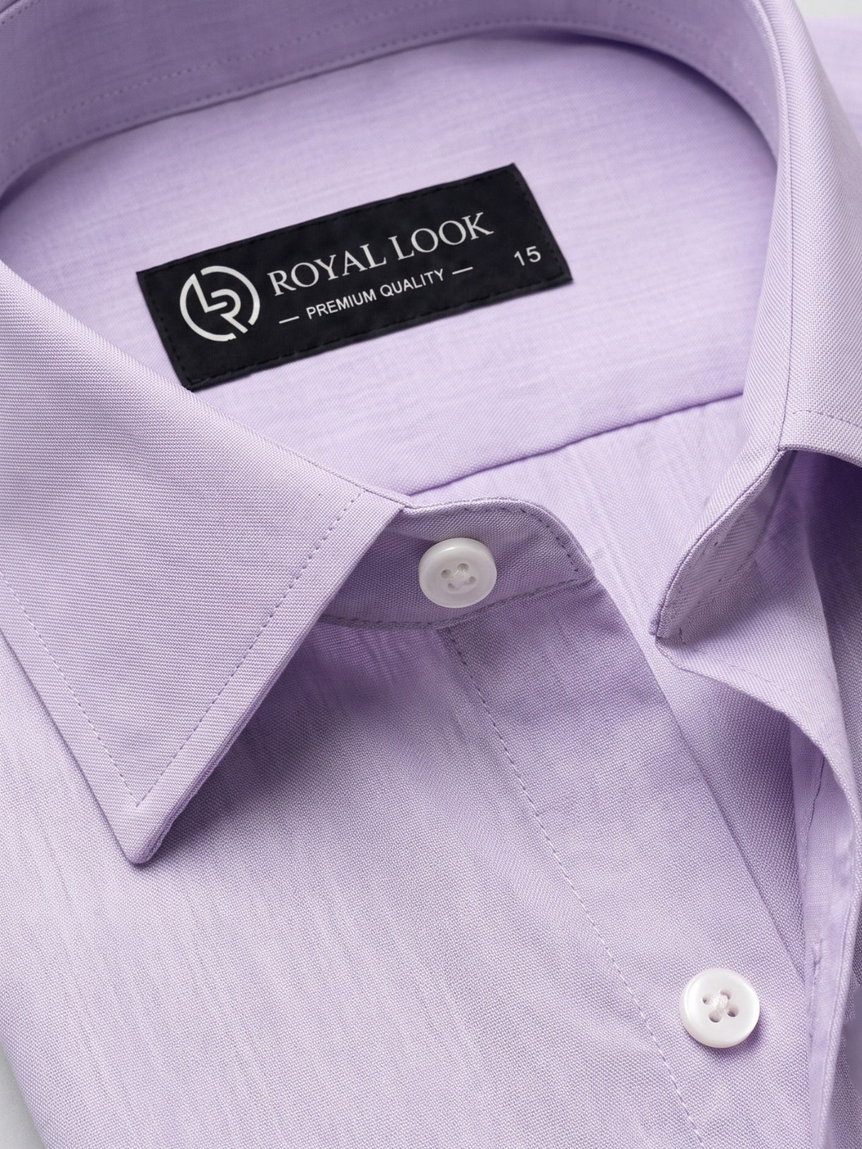 Light Purple Plain Dress Shirt
