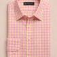 Yellow & Pink Check Dress Shirt