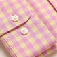 Yellow & Pink Check Dress Shirt