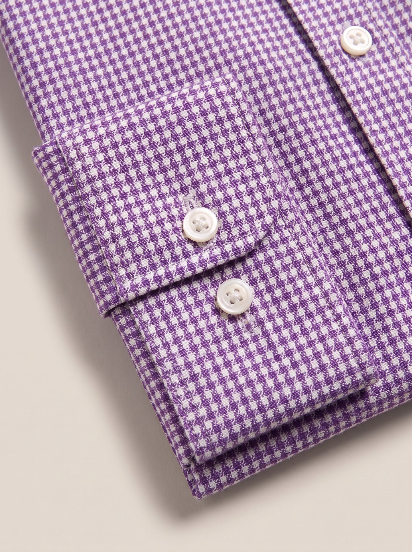 Purple Check Dress Shirt