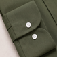 Olive Green Plain Dress Shirt